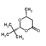 CAS#: 100017-18-3, (2R,6R)-6-Methyl-2-(2-Methyl-2-Propanyl)-1,3-Dioxan-4-One