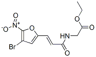 CAS#: 100036-98-4, N-Ethoxycarbonylmethyl-beta-(5-Nitro-4-Bromo-2-Furyl)Acrylamide