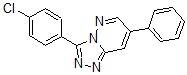 CAS 登录号：100078-99-7， 3-(4-氯苯基)-7-苯基-[1,2,4]三唑并[3,4-f]哒嗪