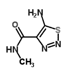 CAS#: 100097-70-9, 5-Amino-N-Methyl-1,2,3-Thiadiazole-4-Carboxamide