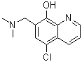 CAS#: 100119-17-3, 5-Chloro-7-[(Dimethylamino)Methyl]-8-Quinolinol