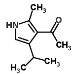 CAS#: 100131-78-0, 1-(4-Isopropyl-2-Methyl-1H-Pyrrol-3-Yl)Ethanone