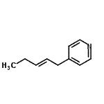 CAS#: 100190-73-6, 4-[(2E)-2-Penten-1-Yl]Pyridine