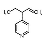 CAS#: 100190-74-7, 4-(1-Penten-3-Yl)Pyridine