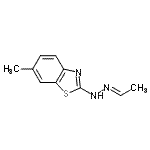 CAS#: 100220-31-3, 2-[(2E)-2-Ethylidenehydrazino]-6-Methyl-1,3-Benzothiazole