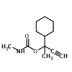 CAS#: 100252-21-9, 2-Cyclohexyl-3-Butyn-2-Yl Methylcarbamate
