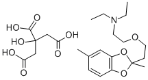 CAS#: 100310-87-0, 2-(2-(2-(Diethylamino)Ethoxy)Ethyl)-2,5-Dimethyl-1,3-Benzodioxole Citrate