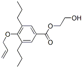 CAS 登录号:100347-77-1, 2-羟基乙基4-丙-2-烯氧基-3,5-二丙基苯甲酸酯