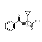 CAS#: 100372-53-0, 2-(Benzoylamino)-2-Cyclopropylpropanoic Acid