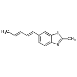 CAS#: 100394-43-2, 2-Methyl-6-[(1E,3E)-1,3-Pentadien-1-Yl]-1,3-Benzothiazole