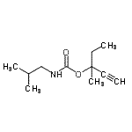 CAS#: 100400-50-8, 3-Methyl-1-Pentyn-3-Yl Isobutylcarbamate
