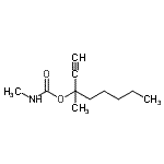 CAS#: 100400-53-1, 3-Methyl-1-Octyn-3-Yl Methylcarbamate