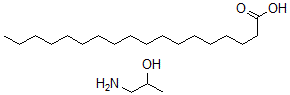 CAS 登录号：10042-65-6， 硬脂酸与1-氨基丙烷-2-醇的化合物(1:1)