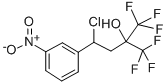 CAS#: 100482-44-8, 4-Chloro-1,1,1-Trifluoro-4-(3-Nitrophenyl)-2-(Trifluoromethyl)-2-Butanol