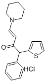 CAS 登录号：100482-68-6， 1-苯基-4-哌啶-1-(2-噻吩基)-3-丁烯-2-酮盐酸盐