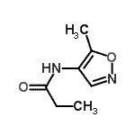 CAS#: 100499-64-7, N-(5-Methyl-1,2-Oxazol-4-Yl)Propanamide