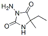 CAS 登录号：1005-88-5， (5S)-3-氨基-5-乙基-5-甲基咪唑烷-2,4-二酮