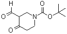 CAS#: 100501-55-1, Tert-Butyl 3-Formyl-4-Oxo-Piperidine-1-Carboxylate