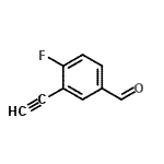 CAS#: 100504-75-4, 3-Ethynyl-4-Fluorobenzaldehyde