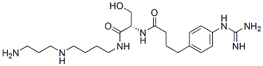 CAS 登录号：100511-49-7， 10-(N-(4-(4-胍基苯基)丁酰基)-L-丝氨酰)-1,5,10-三氮杂癸烷