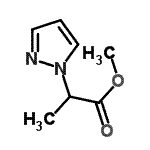 CAS 登录号：100554-34-5， 甲基2-(1H-吡唑-1-基)丙酸酯