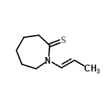 CAS 登录号：1006-85-5， 1-[(1E)-1-丙烯-1-基]-2-氮杂环庚烷硫酮