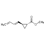 CAS#: 100678-75-9, Methyl (1R,2S)-2-[(1E)-1,3-Butadien-1-Yl]Cyclopropanecarboxylate