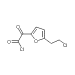CAS#: 100750-59-2, [5-(2-Chloroethyl)-2-Furyl](Oxo)Acetyl Chloride