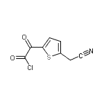 CAS#: 100750-92-3, [5-(Cyanomethyl)-2-Thienyl](Oxo)Acetyl Chloride