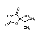 CAS#: 100860-43-3, 5-Isopropyl-5-Methyl-1,3-Oxazolidine-2,4-Dione