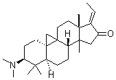 CAS#: 10088-21-8, (3beta,5alpha,17E)-3-(Dimethylamino)-4,4,14-Trimethyl-9,19-Cyclopregn-17(20)-En-16-One