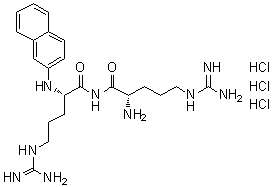 CAS#: 100900-26-3, L-Arginyl-N-2-Naphthalenyl-L-Argininamide Trihydrochloride