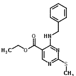 CAS#: 100973-67-9, Ethyl 4-(Benzylamino)-2-(Methylsulfanyl)-5-Pyrimidinecarboxylate