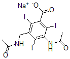 CAS 登录号：10098-82-5， 碘达胺钠盐