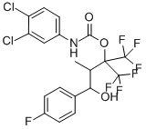 CAS 登录号:100991-90-0, 1-(P-氟苯基)-2-甲基-4,4,4-三氟-3-(三氟甲基)-1,3-丁二醇3,4-二氯苯氨甲酸酯