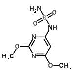 CAS#: 10112-14-8, N-(2,6-Dimethoxy-4-Pyrimidinyl)Sulfuric Diamide
