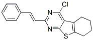CAS#: 101130-32-9, 4-Chloro-2-[2-Phenylvinyl]-5,6,7,8-Tetrahydro[1]Benzothieno[2,3-d]Pyrimidine