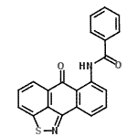 CAS#: 10116-20-8, N-(6-Oxo-6H-Anthra[9,1-Cd][1,2]Thiazol-7-Yl)Benzamide