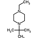 CAS 登录号：10125-79-8， 1-乙基-4-(2-甲基-2-丙基)哌嗪