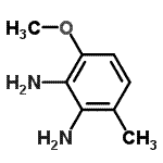 CAS#: 101251-28-9, 3-Methoxy-6-Methyl-1,2-Benzenediamine