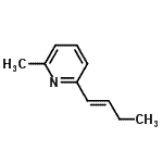 CAS#: 101282-09-1, 2-[(1E)-1-Buten-1-Yl]-6-Methylpyridine