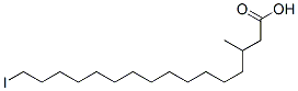 CAS#: 101373-23-3, 16-Iodo-3-Methylhexadecanoic Acid