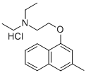 CAS 登录号：101418-29-5， N,N-二乙基-2-(3-甲基-1-萘氧基)乙胺盐酸盐