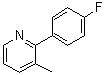 CAS 登录号：101419-76-5， 2-(4-氟苯基)-3-甲基-吡啶