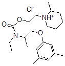 CAS 登录号：101491-86-5， 2-(2-甲基-3,4,5,6-四氢-2H-吡啶-1-基)乙基N-[1-(3,5-二甲基苯氧基)丙-2-基]-N-乙基-氨基甲酸酯氯化物