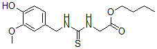 CAS 登录号：101516-99-8， 1-丁氧羰基甲基-3-香草基-2-硫脲