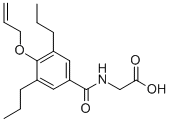 CAS#: 101564-63-0, 4-Allyoxy-3,5-Dipropylhippuric Acid