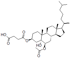 CAS#: 10157-96-7, 5alpha-Cholestane-3beta,5,6beta-Triol 6-Acetate 3-(Hydrogen Succinate)
