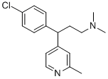 CAS 登录号：101581-59-3， 4-(4-氯-alpha-(2-(二甲基氨基)乙基)苄基)-2-皮考啉