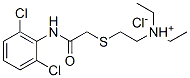 CAS#: 101651-69-8, 2-[(2,6-Dichlorophenyl)Carbamoylmethylsulfanyl]Ethyl-Diethyl-Azanium Chloride